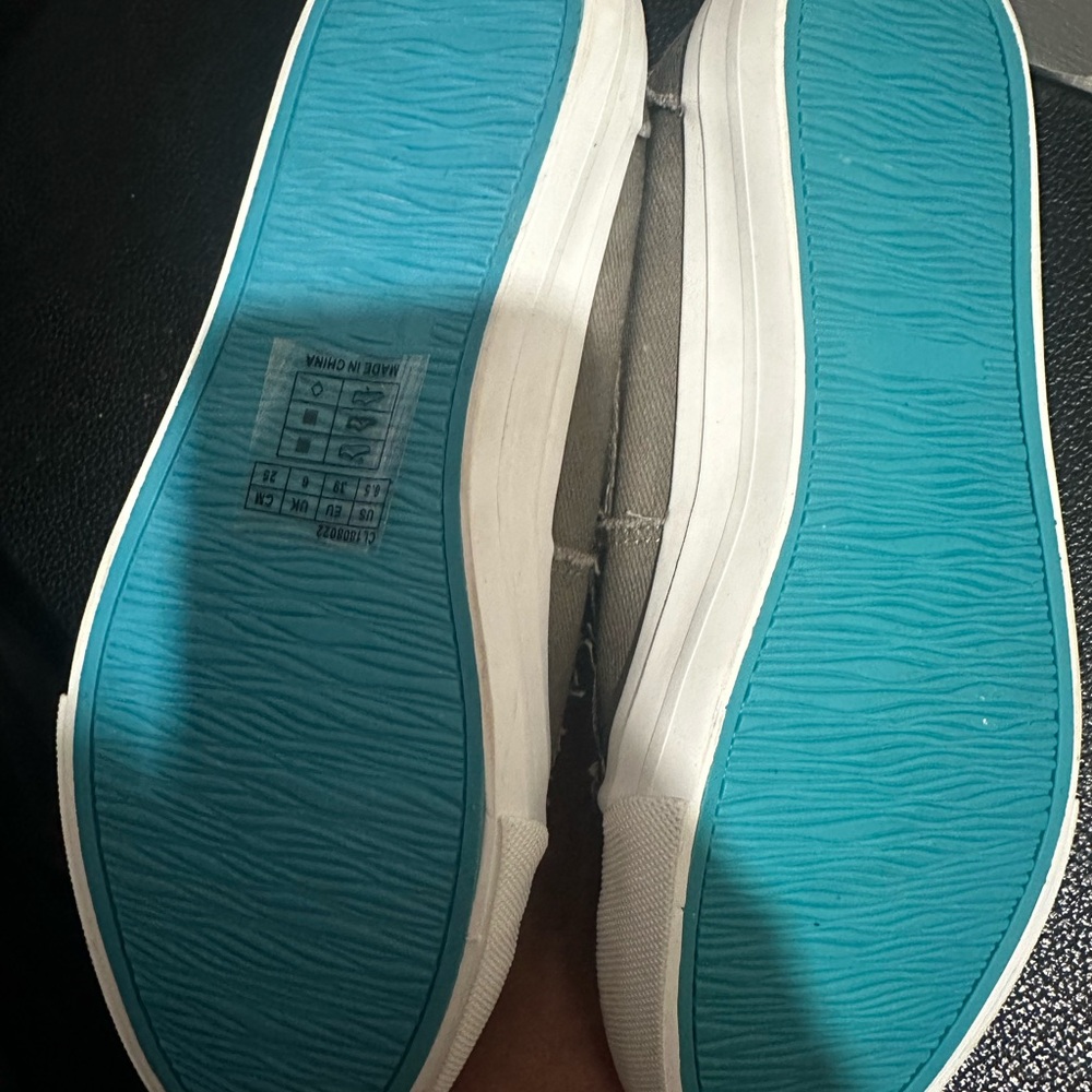 Jenn Ardor Gray Minimalist Sneakers WOMENS 8.5 - Picture 3 of 4
